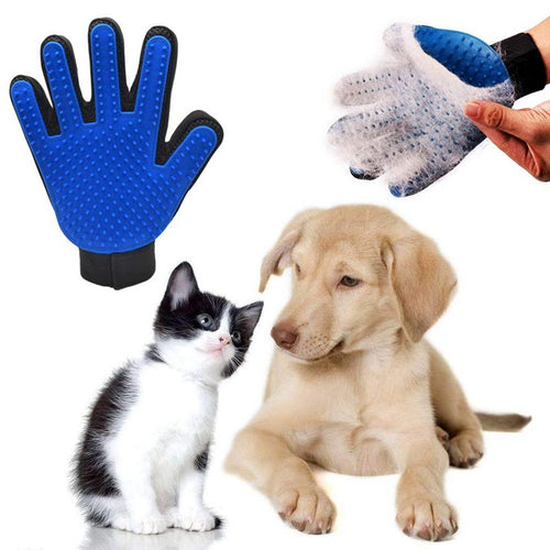 Deshedding gloves