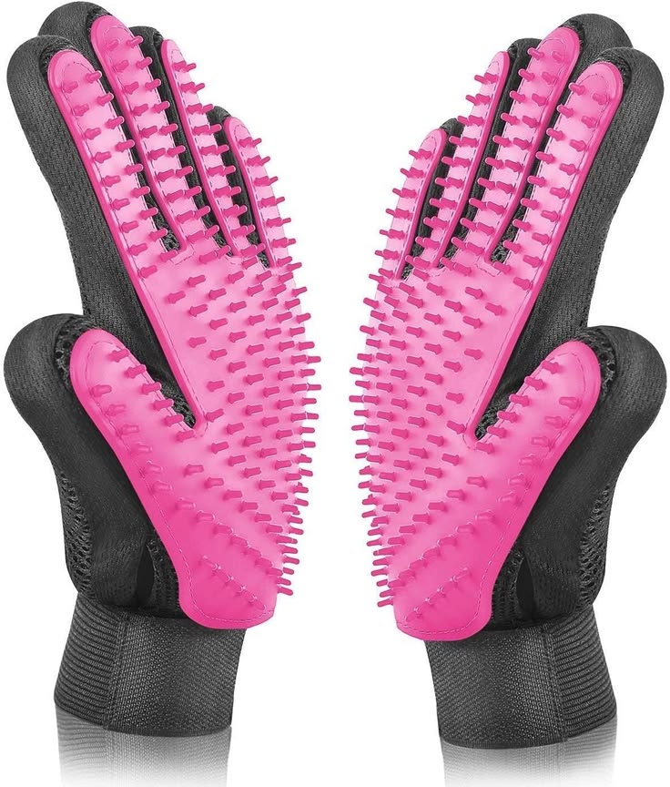 Deshedding gloves